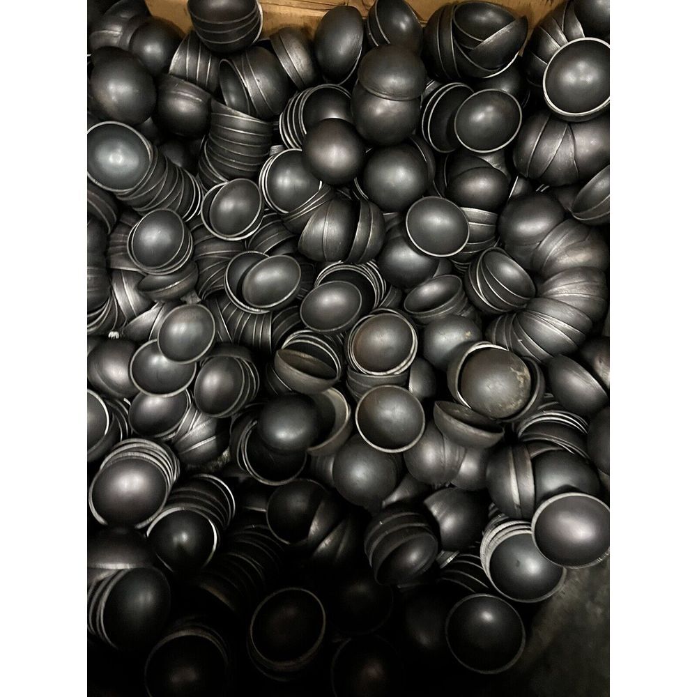 STEEL PIPE CAPS 3 1/2" WELD ON PIPE FENCE BRAND NEW. Lot Of 20